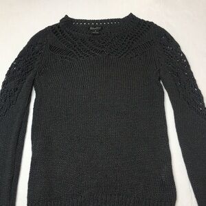 Lucky Brand Crochet sweater
